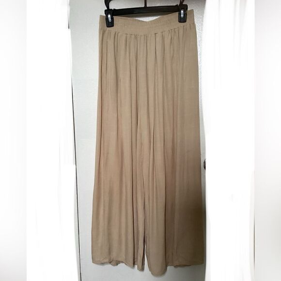 M wide leg pants beige, cream, breezy - Picture 4 of 9